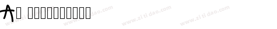 AG Book字体转换